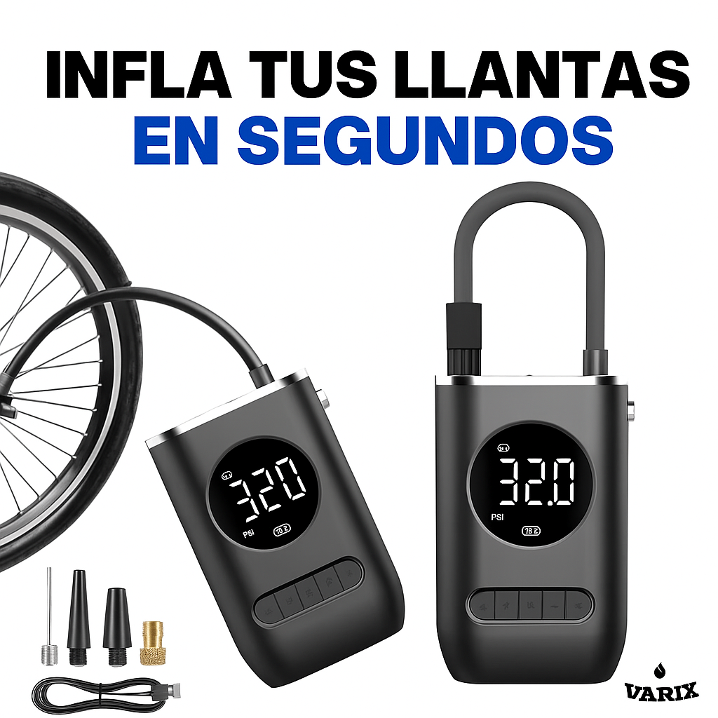 🚗💨 Compresor de Aire Portátil Varix